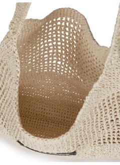 karl lagerfeld handbag womank essential crochet beach bag - a3w46033 106