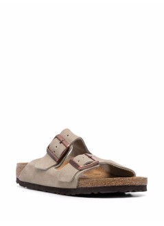 birkenstock flat shoe womanarizona sfb leve - 951303 taupe