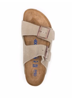 birkenstock flat shoe womanarizona sfb leve - 951303 taupe