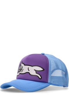 icecream gorras hombre polka dot running dog trucker cap - ic25259 purple