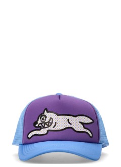 icecream gorras hombre polka dot running dog trucker cap - ic25259 purple