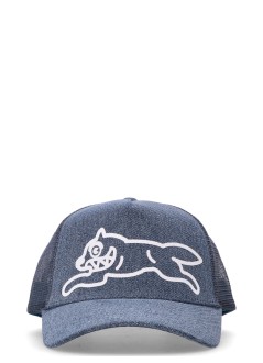icecream cap manindigo denim running dog trucker cap - ic25261 indigo
