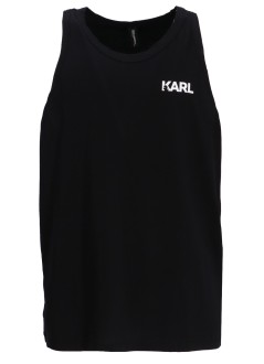 karl lagerfeld t-shirt mankarl logo tank top - a1m46069 999