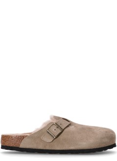 birkenstock sandalia hombre boston shearling leve - 1028289 taupe