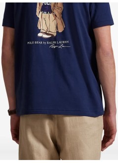 polo ralph lauren t-shirt mansscnpktm12-short sleeve-t-shirt - 710974585001 pf25 newport navy hrtg bear