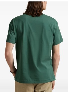 polo ralph lauren t-shirt mansscnclsm1-short sleeve-t-shirt - 710972663003 washed forest