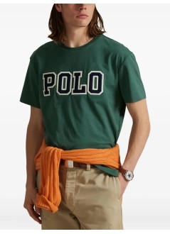 polo ralph lauren t-shirt mansscnclsm1-short sleeve-t-shirt - 710972663003 washed forest