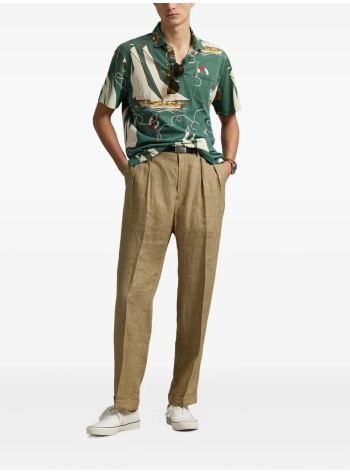 polo ralph lauren polo hombre sscsclsm1-short sleeve-polo shirt - 710971786001 helm anchors print 2