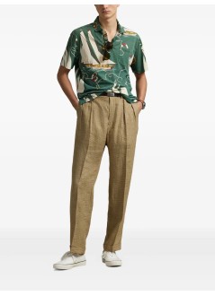 polo ralph lauren polo mansscsclsm1-short sleeve-polo shirt - 710971786001 helm anchors print