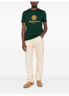 polo ralph lauren t-shirt mansscnsfnopp-short sleeve-t-shirt - 710978032004 28 washed forest