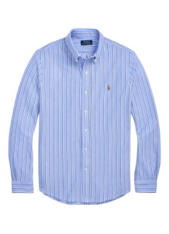 polo ralph lauren shirt manlsfbydstrm4-long sleeve-sport shirt - 710965556002 harbor island blue white