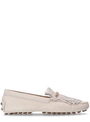 tods casual womangommino 22l sab frangia barretta - xxw22l0jq40uqvb015 bianco calce
