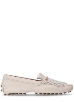 tods casual womangommino 22l sab frangia barretta - xxw22l0jq40uqvb015 bianco calce