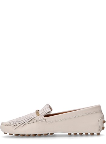 tods casual womangommino 22l sab frangia barretta - xxw22l0jq40uqvb015 bianco calce 2