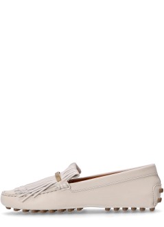tods casual womangommino 22l sab frangia barretta - xxw22l0jq40uqvb015 bianco calce