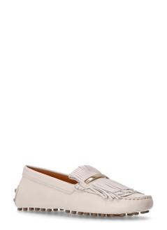tods casual womangommino 22l sab frangia barretta - xxw22l0jq40uqvb015 bianco calce