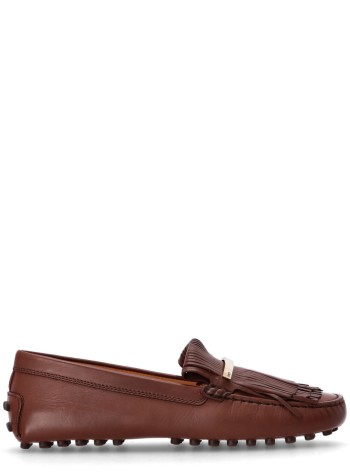 tods casual womangommino 22l sab frangia barretta - xxw22l0jq40uqvs202 mogano