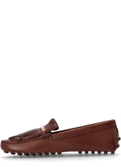 tods casual womangommino 22l sab frangia barretta - xxw22l0jq40uqvs202 mogano