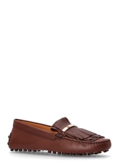 tods casual womangommino 22l sab frangia barretta - xxw22l0jq40uqvs202 mogano
