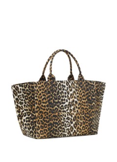 ganni handbag mujer shopper xxl pocket print - a7161 943