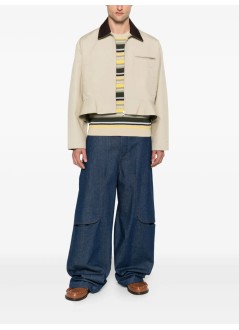 jw anderson outerwear mancurved hem workwear jacket - jk0413pg1802 166