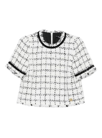 karl lagerfeld top mujer boucle top - a3w11028 2dd