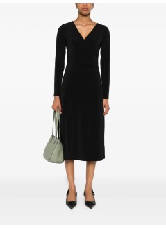 karl lagerfeld dress womanjersey fluid zip dress - a3w13042 999