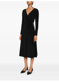 karl lagerfeld dress womanjersey fluid zip dress - a3w13042 999