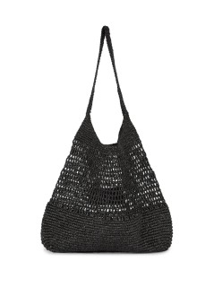 karl lagerfeld handbag womank essential crochet beach bag - a3w46033 999