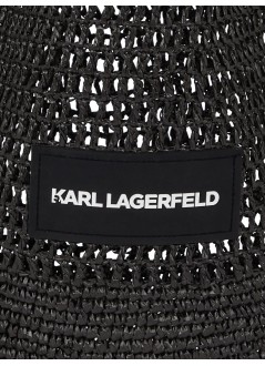 karl lagerfeld handbag womank essential crochet beach bag - a3w46033 999