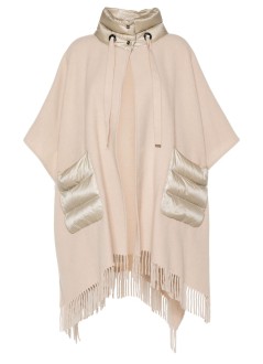 herno outerwear mujer poncho warmy con dettagli in ul - gc00066dr33395 1982