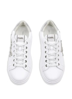 karl lagerfeld sneaker womankapri signia rhinestone lo - kl62511g 01s