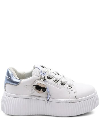 karl lagerfeld sneaker womankreeper lo twin pendant lo lace - kl42376t 01p