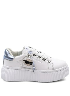karl lagerfeld sneaker womankreeper lo twin pendant lo lace - kl42376t 01p