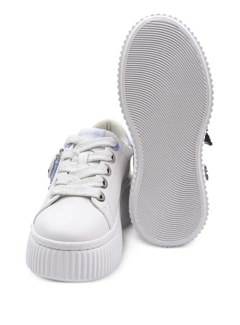 karl lagerfeld sneaker womankreeper lo twin pendant lo lace - kl42376t 01p 2