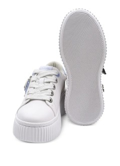 karl lagerfeld sneaker womankreeper lo twin pendant lo lace - kl42376t 01p