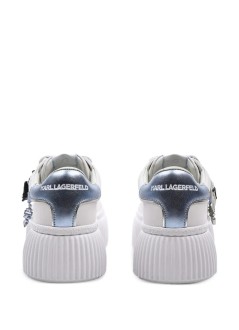karl lagerfeld sneaker womankreeper lo twin pendant lo lace - kl42376t 01p