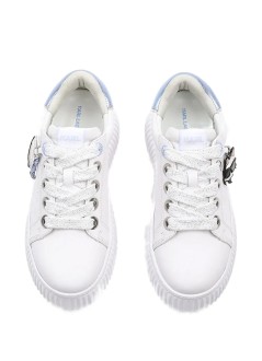 karl lagerfeld sneaker womankreeper lo twin pendant lo lace - kl42376t 01p