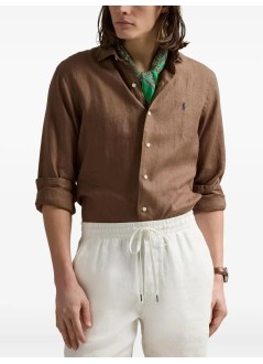 polo ralph lauren shirt mancubdppcs-long sleeve-sport shirt - 710966294026 fall brown pf25