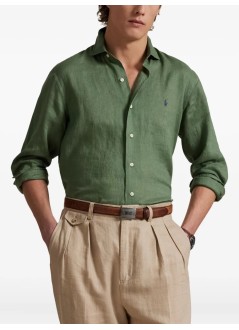 polo ralph lauren camiseria hombre cubdppcs-long sleeve-sport shirt - 710966294027 fatigue