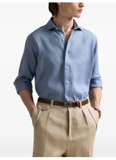 polo ralph lauren shirt mancubdppcs-long sleeve-sport shirt - 710966294029 channel blue