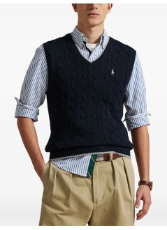 polo ralph lauren outerwear mancablevest-sleeveless-vest - 710970288001 hunter navy combo