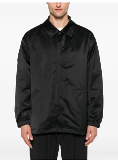 y3 outerwear many-3 graphic coach jacket - jw4626 black