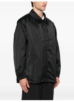 y3 outerwear many-3 graphic coach jacket - jw4626 black