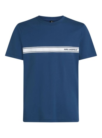 karl lagerfeld camiseta hombre elongated logo graphic tee - a3m46001 1wn