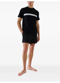 karl lagerfeld camiseta hombre elongated logo graphic tee - a3m46001 999
