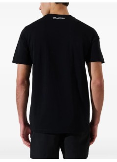 karl lagerfeld camiseta hombre elongated logo graphic tee - a3m46001 999