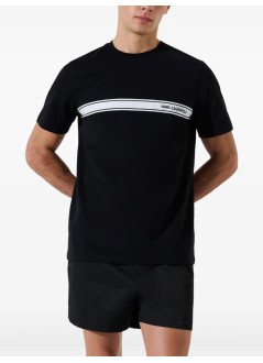 karl lagerfeld camiseta hombre elongated logo graphic tee - a3m46001 999