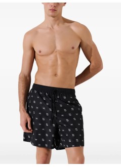 karl lagerfeld cargo manikon dot aop med boardshorts - a3m46007 2bt