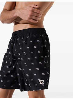 karl lagerfeld cargo manikon dot aop med boardshorts - a3m46007 2bt